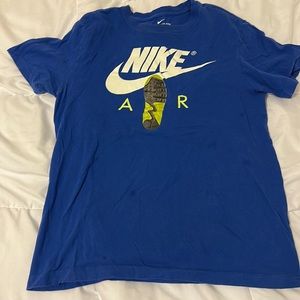 Blue Nike air shirt